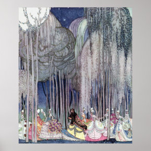 Póster De camino al baile por Kay Nielsen