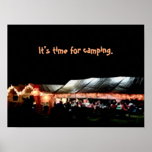 Póster de Camping