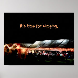 Póster de Camping
