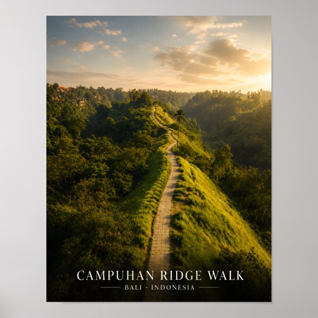 Póster de Campuhan Ridge Walk Bali (Frente)