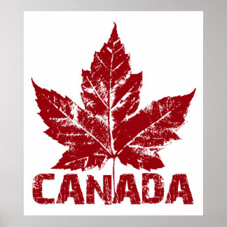 Póster de Canadá Hoja de Arce de Canadá Impresión