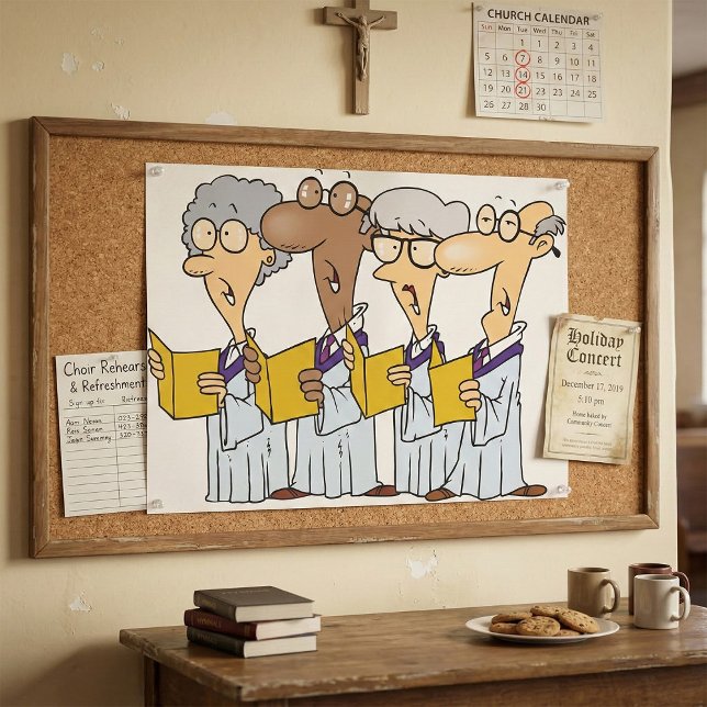 Póster de canto del coro de la iglesia (Subido por el creador)