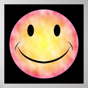 Póster de Cara Tie Dye