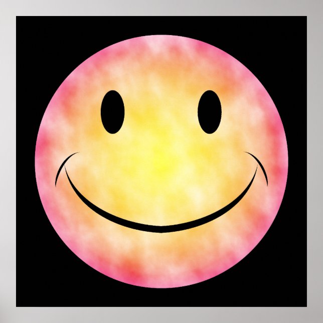 Póster de Cara Tie Dye (Frente)