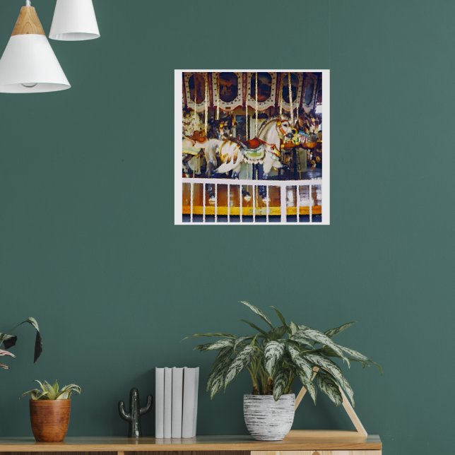 Póster de carrusel en aceite (Salón 1)