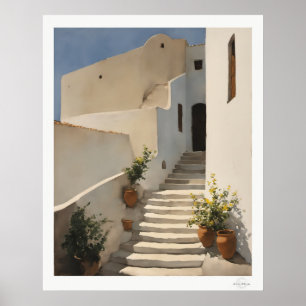 Póster de Casa de Escalera Blanca