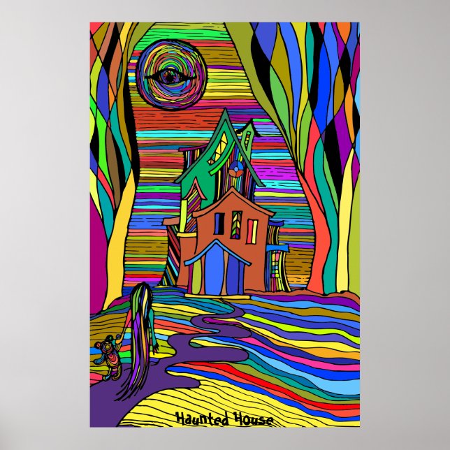 Póster de Casa Embrujada (Frente)