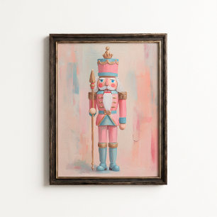Póster de Cascanueces Rosa Pastel - Arte de Pared