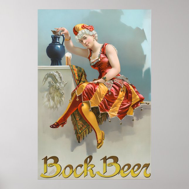Póster de Cerveza Bock (Frente)