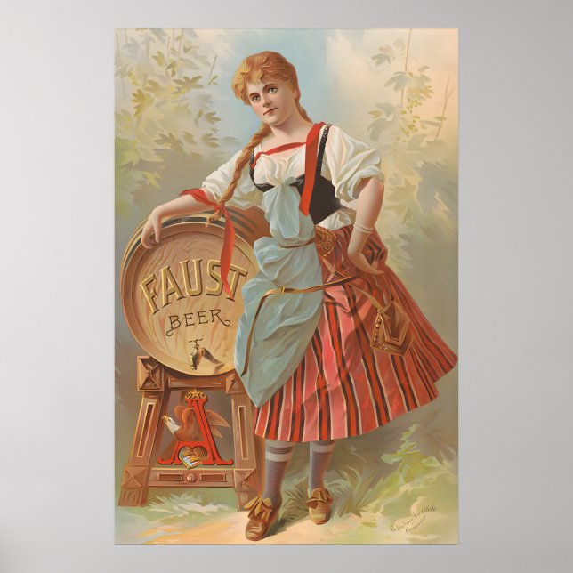 Póster de Cerveza Bock 1 (Frente)
