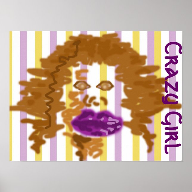 Póster de Chica Loca (Frente)