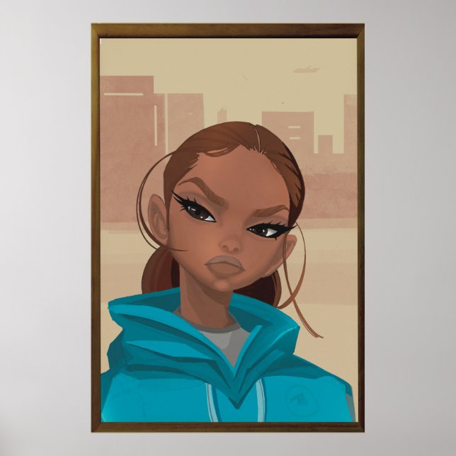 Póster de Chica Mala (Frente)