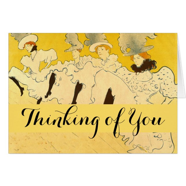 Poster de Chicas bailarines de Toulouse-Lautrec (Anverso (Horizontal))