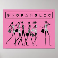 Póster de Chicas Moda Compradoras