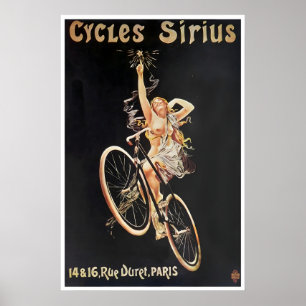 Póster de ciclismo arte ciclismo ciclos Sirio impr