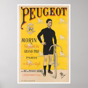Póster de ciclismo Arte de bicicleta retro Impresi