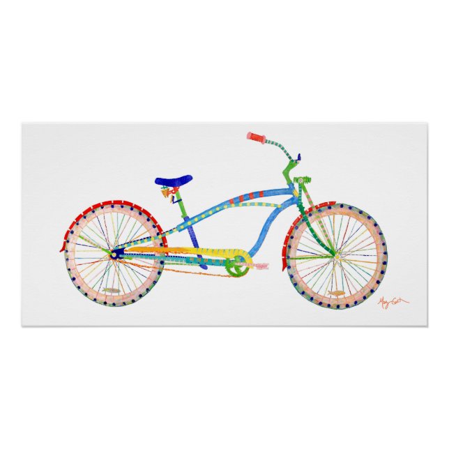 Poster de ciclismo de crucero (Anverso)