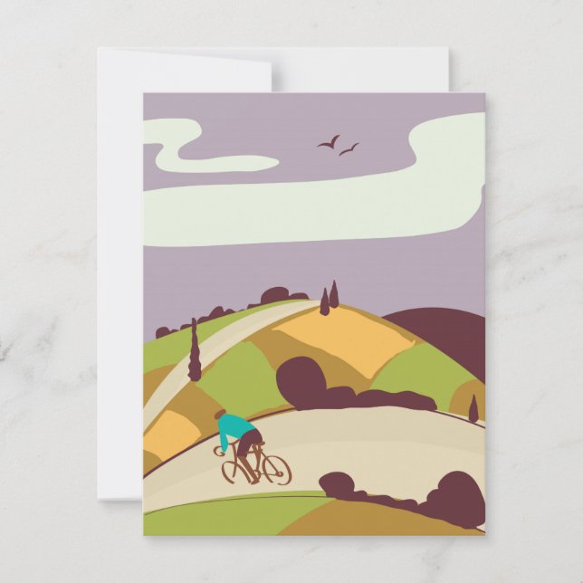 Poster de ciclismo de época (Anverso)