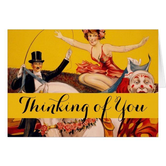 Poster de circo de época (Anverso (Horizontal))