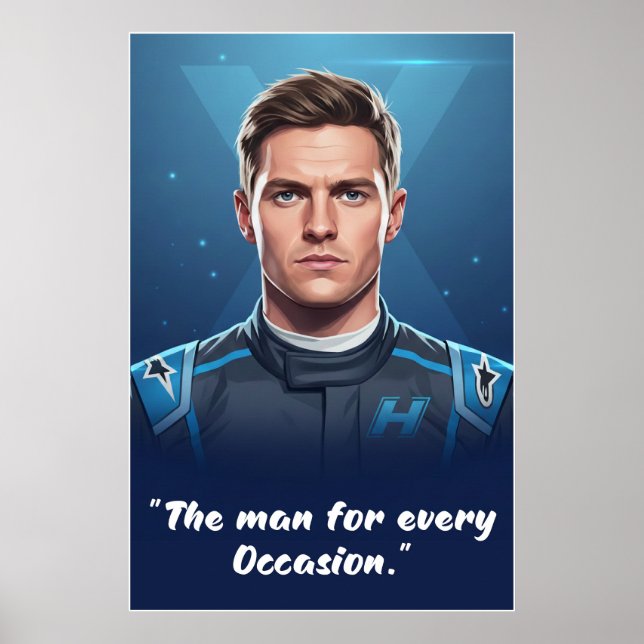 Póster de Cita de Hülkenberg (Frente)