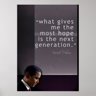 Póster de cita de Obama