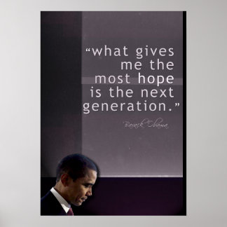 Póster de cita de Obama