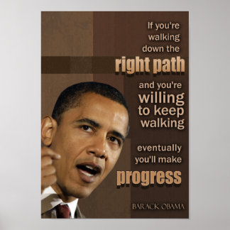 Póster de cita de Obama