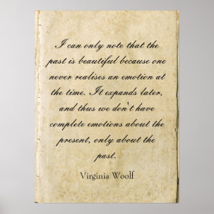 Póster de cita de Virginia Woolf