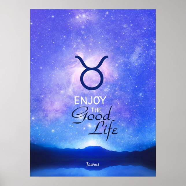 Póster de cita del cielo estrellado soñador del si (Frente)