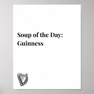Póster de cita irlandesa, póster con tema de Guinn