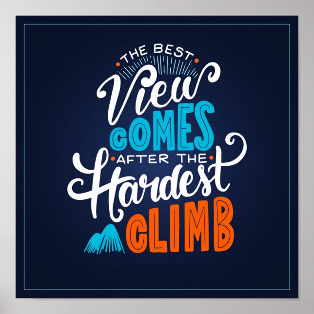 Póster de cita motivacional (Frente)