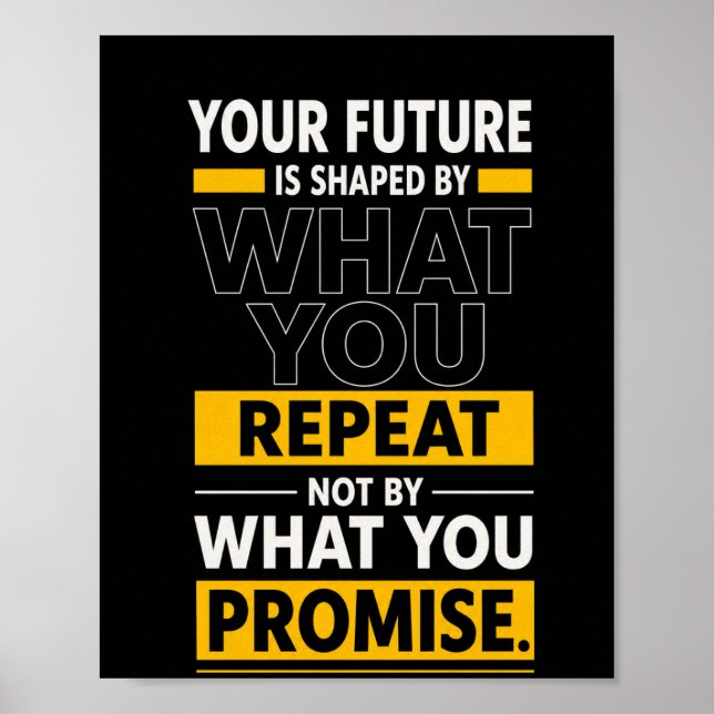 Póster de cita motivacional (Frente)