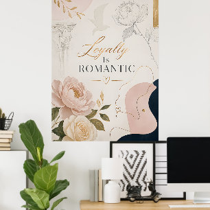 Póster de Cita Romántica de Lujo “La Lealtad Es Ro
