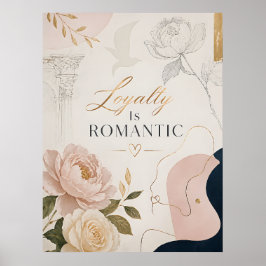 Póster de Cita Romántica de Lujo “La Lealtad Es Ro