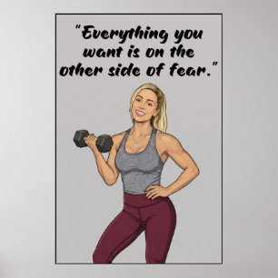 Póster de Citas de Fitness