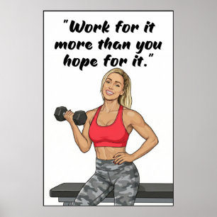 Póster de Citas de Fitness