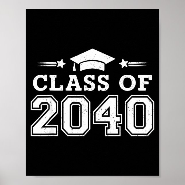 Póster De Clase 2040 Crecer (Frente)