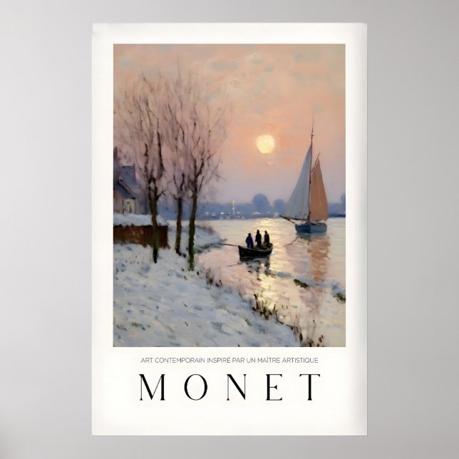 Póster de Claude Monet (Frente)