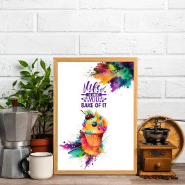 Poster de cocina. Arte mural. Regalo para el cambi