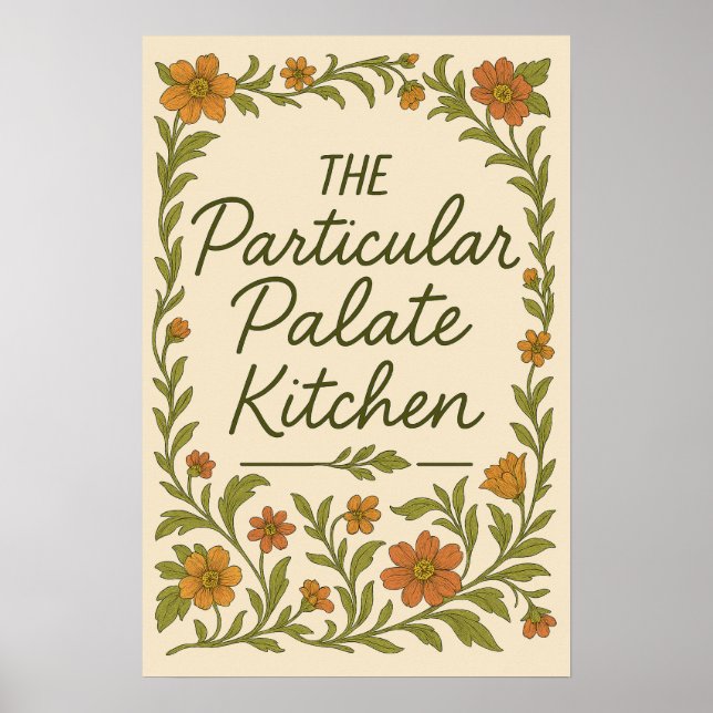 Póster de cocina Sassy Kitchen para paladares exig (Frente)