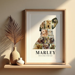 Póster de Colage de Fotos Personalizado de Labrado