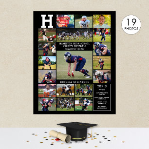 Póster de Colaje de Fotos de Deportes de Escuela S