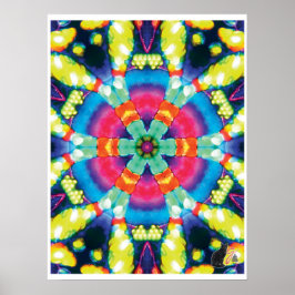 Póster de Collage Cinético Caleidoscopio Dazzle