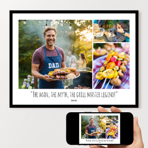 Póster de Collage de Fotos Personalizadas Familia 