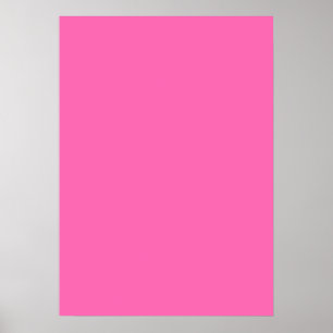 Póster de color rosa intenso