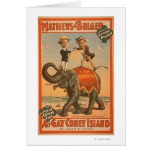 poster de comedia musical de "gay Coney Island" #3