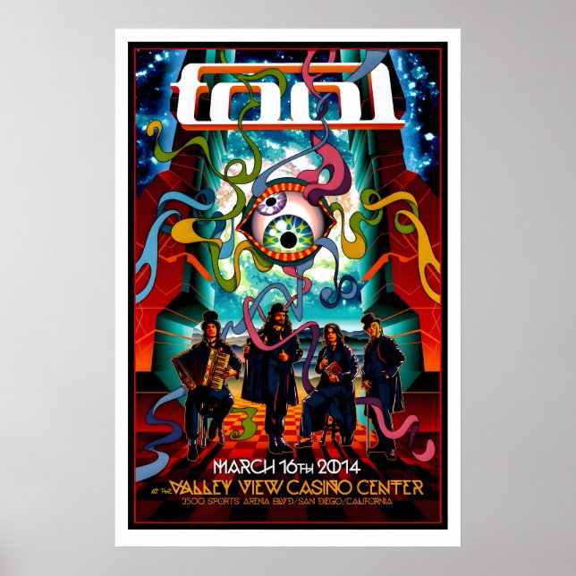 Póster de concierto de Tool Mate. Impresión de art (Frente)