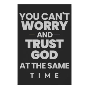 Póster de Confianza en Dios