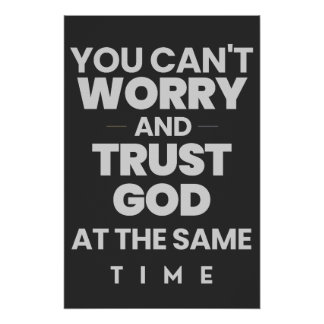 Póster de Confianza en Dios