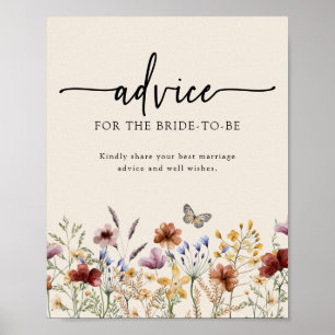Póster de consejos para novias